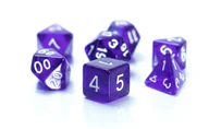Gry planszowe - Kostki RPG Klejnot Korony Zestaw 7 Przezroczystych Kości - miniaturka - grafika 1