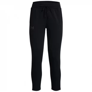 Damskie spodnie dresowe Under Armour Rival Terry Jogger 2023 Rozmiar: L / Kolor: czarny - Spodnie sportowe damskie - miniaturka - grafika 1