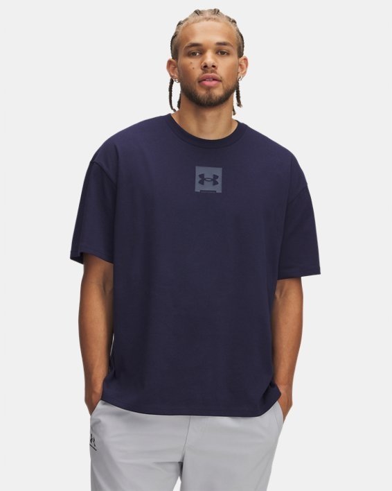 T-SHIRT MĘSKI UNDER ARMOUR SPORTOWY OVERSIZE HW OS SM BOX SS L