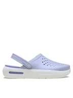 Klapki i japonki męskie - Crocs Klapki InMotion Clog 209964 Fioletowy - miniaturka - grafika 1