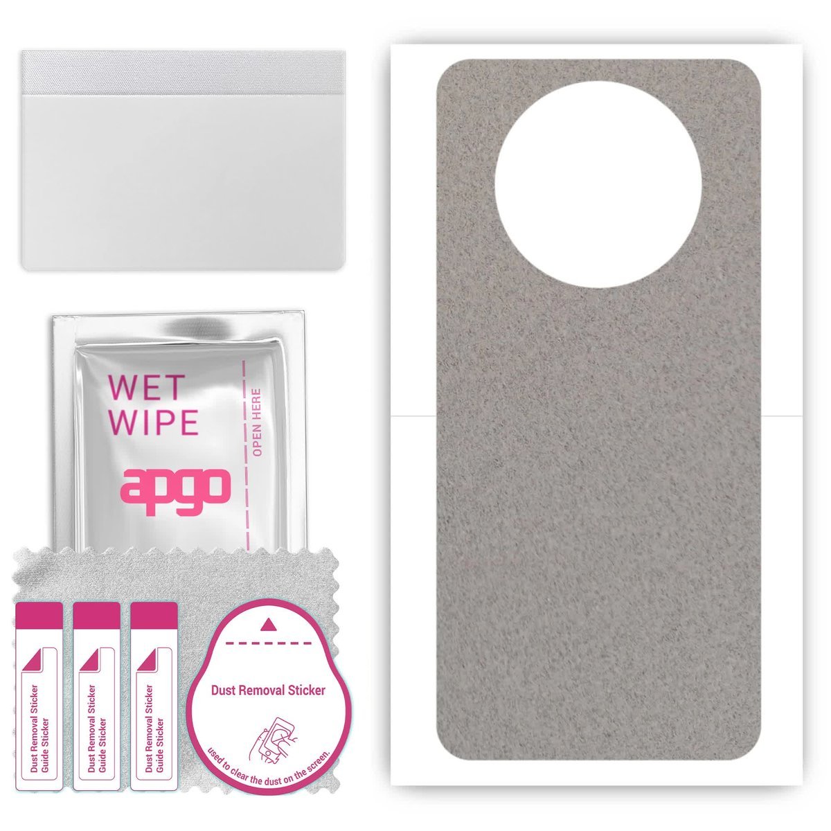 Folia naklejka skórka strukturalna na TYŁ Zamsz do Oppo Reno12 F 5G - Zamsz Szary - apgo SKINS