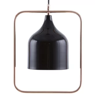 Beliani Lampa wisząca Lampa wisząca metalowa czarna MAVONE 79240 - Lampy sufitowe - miniaturka - grafika 1