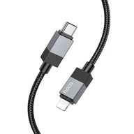Kable USB - Kabel USB C do Lightning Hoco PD 27W 1 m X110 czarny - miniaturka - grafika 1