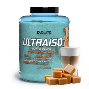 Evolite Nutrition UltraIso 2000g Caramel Macchiato - Odżywki białkowe - miniaturka - grafika 1