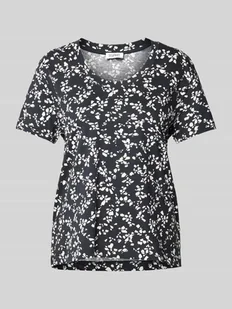 T-shirt z wzorem na całej powierzchni - Koszulki i topy damskie - miniaturka - grafika 1
