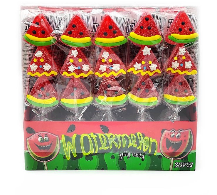 Lizaki Żelki Jelly Candy Watermelon Arbuz 30 sztuk