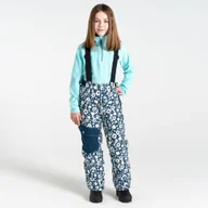 Spodnie narciarskie - Dare 2b - Dziecięce Spodnie Narciarskie Wododoporne z Szelkami Pow Niebieski, Rozmiar: 128 cm - miniaturka - grafika 1