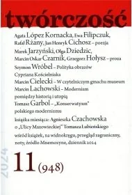 Twórczość 11/2024 - Czasopisma - miniaturka - grafika 1