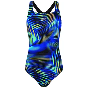 Strój pływacki jednoczęściowy damski Speedo Printed Medalist - Stroje kąpielowe - miniaturka - grafika 1