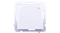 Wyłączniki światła i elektryczne - LEDart schodowy, Ospel SONATA ŁP-3R/m/00, bez ramki, kolor biały - miniaturka - grafika 1