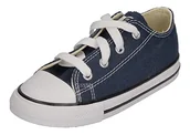 Buty dla dziewczynek - Converse Buty dziecięce - Chucks CTAS OX 7J237C - granatowe, grantowy, 24 EU - miniaturka - grafika 1
