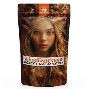 Kawa ziarnista ESPRESSO HONEY&NUTS Świeżo Palona 100%Arabica 500g SPECIALTY - Kawa - miniaturka - grafika 1