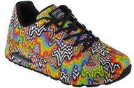 Buty sportowe damskie - Damskie sneakers Skechers Uno Infinite Drip 177960-MLT r.37,5 - miniaturka - grafika 1