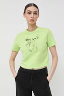 Koszulki sportowe damskie - Miss Sixty t-shirt damski kolor zielony - miniaturka - grafika 1
