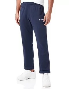 Champion Legacy Authentic Pants-C-Logo Powerblend Fleece elastyczny kombinezon spodnie męskie, Blu Marino, L - Spodnie męskie - miniaturka - grafika 1