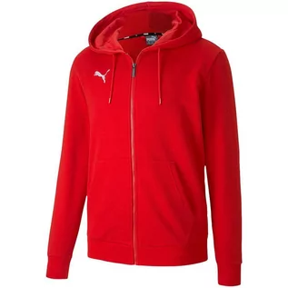 Bluzy męskie - Bluza Męska Puma Teamgoal 23 Casuals Hooded Jacket Czerwona 656708 01-L - grafika 1