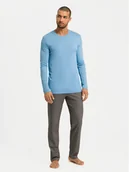 Piżamy męskie - Hanro Piżama 75111 Kolorowy Regular Fit - miniaturka - grafika 1