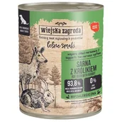 Mokra karma dla psów - Karma dla psa WIEJSKA ZAGRODA Leśne smaki Sarna z królikiem 800 g - miniaturka - grafika 1