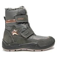 Buty dla dziewczynek - Śniegowce Primigi 6878555 D GORE-TEX Szary - miniaturka - grafika 1