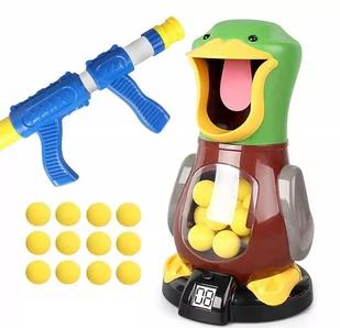 Kaczka strzelanie do celu pistolet i kulki KX6177 - Zabawki militarne - miniaturka - grafika 1