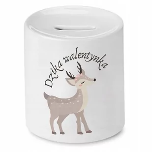 SKARBONKA PREZENT WALENTYNKI DZIKA WALENTYNKA z Nadrukiem ze Zdjęciem - Skarbonki - miniaturka - grafika 1