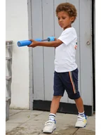 Spodenki damskie - Tygo & Vito Szorty dresowe "Bing" w kolorze granatowym - miniaturka - grafika 1