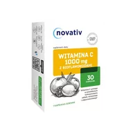 Witaminy i minerały - MEDICINAE SP. Z O.O. Novativ Witamina C 1000 mg z bioflawonoidami 30 kapsułek 3696641 - miniaturka - grafika 1