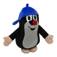 Maskotki i pluszaki - Maskotka pluszak czeski Krecik w niebieskiej czapeczce 16 cm oryginalny z bajki - miniaturka - grafika 1