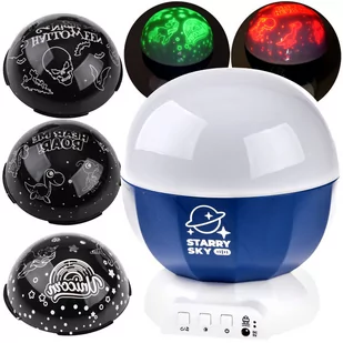 Lampka projektor RBG dinozaury jednorożce Halloween 3 wzory muzyka  ZA4700 - Zabawy w naśladowanie dorosłych - miniaturka - grafika 1