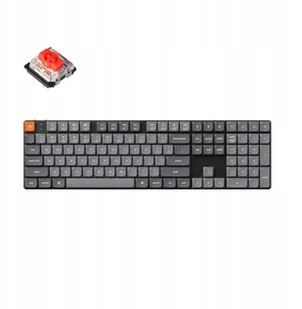 Keychron K5 Max QMK/VIA Wireless Custom Mechanical Keyboard RGB Backlight / Low Profile Gateron Mechanical / Red - Klawiatury - miniaturka - grafika 1