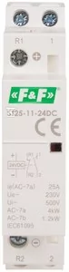 F&F Stycznik modułowy, montaż na szynie, styki 1×NO+1×NC, 25A, 24V DC ST25-11-24DC ST25-11-24DC - Bezpieczniki elektryczne - miniaturka - grafika 1