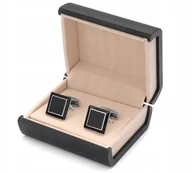 Spinki do mankietów i krawatów - GREG Spinki do Mankietów Koszul + PUDEŁKO skp15-25 - miniaturka - grafika 1