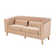 Sofy i kanapy - Dekoria.pl Dekoria.pl Sofa Meriva Velvet beige 3-os. 189,5 x 83,5 x 88 cm 010-009 - miniaturka - grafika 1