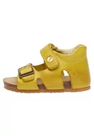 Buty dla dziewczynek - Falcotto FALCOTTO BEA skórzane sandały-niebieskie, żółty, 26 EU - miniaturka - grafika 1