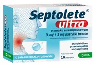Przeziębienie i grypa - Krka Polska Septolete ultra 16 pastylek - miniaturka - grafika 1