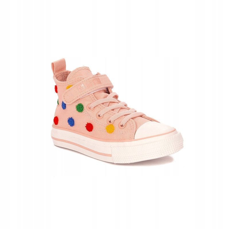 Trampki dziecięce Big Star JJ374060 Nude róż r.33