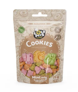 Ciastka dla psa mini Mix zwierzątka warzywne - karma dla zwierząt - Przysmaki dla psów - miniaturka - grafika 1