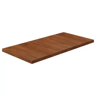 vidaXL Blat do łazienki, ciemnobrązowy, 80x40x2,5 cm, lite drewno - Blaty meblowe i parapety okienne - miniaturka - grafika 1