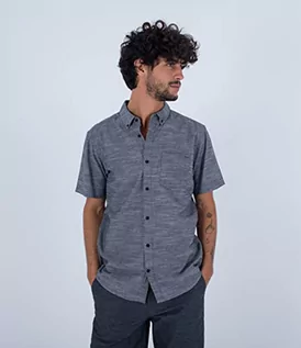 Koszule męskie - Hurley O&o Stretch S/S Koszula męska - grafika 1