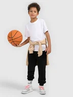 Koszulki dla chłopców - 4F T-shirt oversize gładki chłopięcy - biały 128 (7-8 lat) - miniaturka - grafika 1