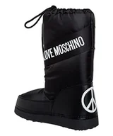 Botki damskie - Love Moschino Damskie sztyblety St.tod.skiboot20, nylonowe, czarne, 37 EU - miniaturka - grafika 1