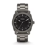 Paski - FOSSIL Męski zegarek, rozmiar koperty 42 mm, kwarcowy mechanizm chronografu, pasek ze stali nierdzewnej, Smoke, Bransoletka - miniaturka - grafika 1