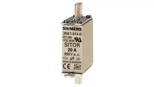 Siemens Wkładka bezpiecznikowa Sitor NH000 35A gS 690VAC 3NE1803-0 3NE1803-0 - Bezpieczniki elektryczne - miniaturka - grafika 1