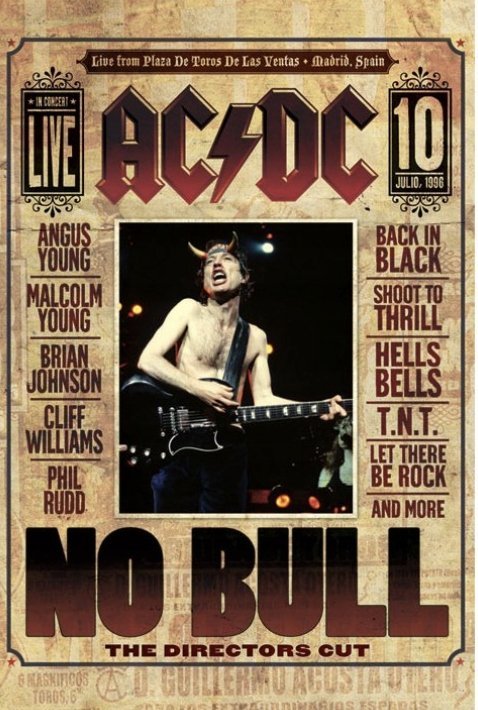 PODKŁADKA POD MYSZ Z Nadruk 22x18cm ACDC No Bull Live Na Żywo Tekst Prezent