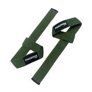 Paski do jogi - Paski do podnoszenia ciężarów THORN FIT Lifting straps cotton army green - miniaturka - grafika 1