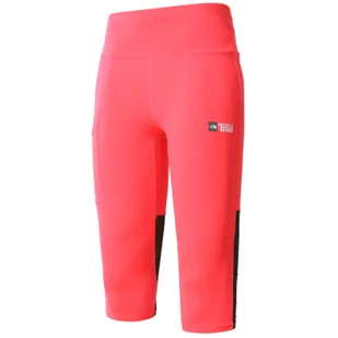 Legginsy damskie 3/4 The North Face Movmynt Capri Rozmiar: XS / Kolor: różowy - Spodnie sportowe damskie - miniaturka - grafika 1