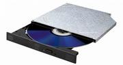 Napędy optyczne - LiteOn Nagrywarka wewnętrzna DS-8AESH DVD-RW ultra slim 9,5mm, czarna - miniaturka - grafika 1