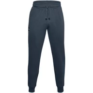 Spodnie męskie - Spodnie męskie Under Armour Rival Fleece Jogger granatowe 1357128 408-XXL - miniaturka - grafika 1