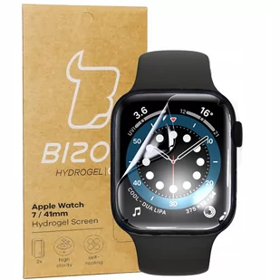 Bizon Folia hydrożelowa na ekran Glass Hydrogel, Apple Watch 7 41mm, 2 sztuki BGHS2AW7/41 - Akcesoria do smartwatchy - miniaturka - grafika 1