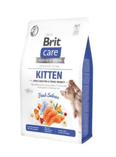 Karma dla kota BRIT Care Grain Free Kitten Immunity Świeży Łosoś 2 kg - Sucha karma dla kotów - miniaturka - grafika 3